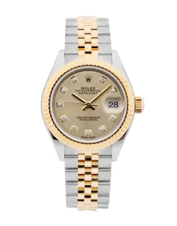 ROLEX DATEJUST 28/ CHAMPAGNE DIAMOND DIAL / 2019 / 279173