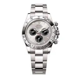 ROLEX DAYTONA 126509 SILVER DIAL 18K WHITE GOLD MENS WATCH BOX PAPERS