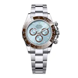 ROLEX COSMOGRAPH DAYTONA 126506 ICE-BLUE DIAL PLATINUM MENS WATCH BOX PAPERS