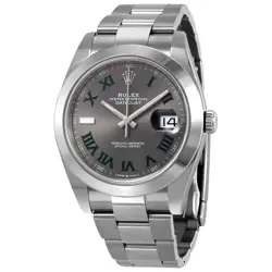 ROLEX DATEJUST 41 SALTE DIAL AUTOMATIC MEN'S OYSTER WATCH 126300GYRJ