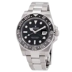 ROLEX GMT MASTER II AUTOMATIC BLACK DIAL MEN'S WATCH M126710GRNR-0004