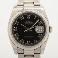 ROLEX DATEJUST 116200 SS AT BLACK DIAL 2 EXTRA LINKS
