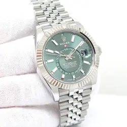 ROLEX 336934 SKYDWELLER WITH MINT GREEN DIAL ON JUBILEE