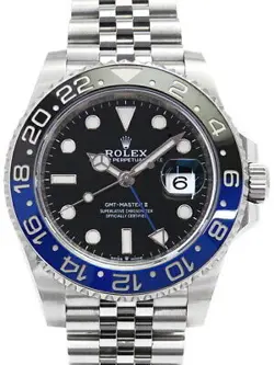 ROLEX GMT MASTER 2 BLUE AND BLACK BEZEL 126710BLNR RANDOM MENS AUTOMATIC #T020