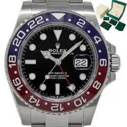 ROLEX NEW GMT-MASTER II 40MM 126710 STEEL PEPSI 2024 BOX/PAPER/WARRANTY #RL584
