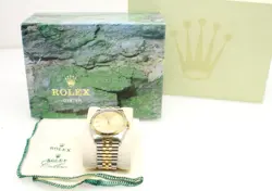 ROLEX 36MM DATEJUST TWO TONE 18K GOLD & STEEL