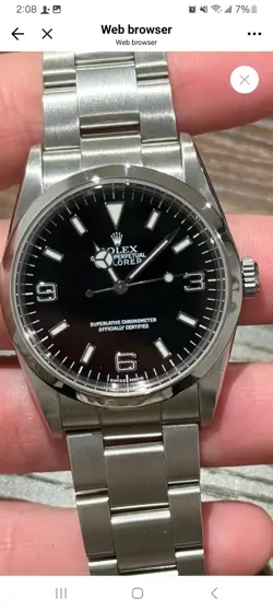 Rolex Explorer  36mm  114270 BOX and PAPERS - LUCKY CROWN