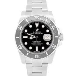 MINT ROLEX SUBMARINER DATE BLACK CERAMIC STAINLESS 40MM 116610 LN WATCH BOX