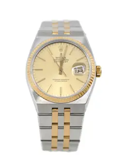 ROLEX DATEJUST OYSTERQUARTZ 18K/STAINLESS STEEL WATCH 17013