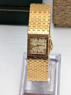 VINTAGE ROLEX PRECISION LADIES’ COCKTAIL WATCH – 18K GOLD SERPICO Y LAINO