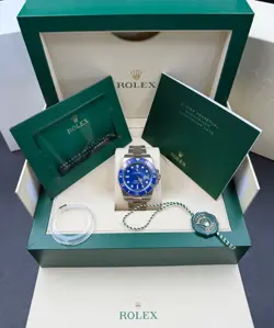 Rolex Submariner 116619LB 'Smurf' White Gold Blue Ceramic Blue Dial Rare 2020