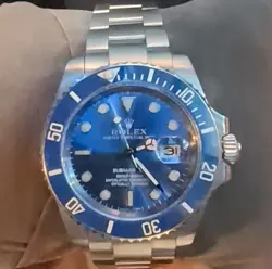 Rolex Submariner 116619LB 'Smurf' White Gold Blue Ceramic Blue Dial Rare 2020