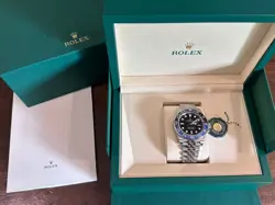 ROLEX GMT MASTER II BATGIRL BRAND NEW FULL SET BOX AND PAPERS 126710BLNR - 2025
