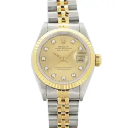 ROLEX DATEJUST 10PD E  69173G  STAINLESS STEEL/YG 1990  WOMEN WATCH