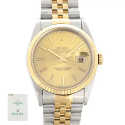 ROLEX DATEJUST X  16233  STAINLESS STEEL/YG 1991  MENS WATCH