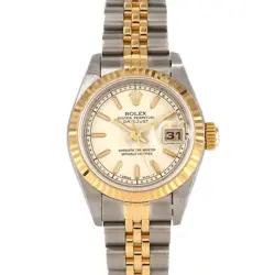 AUTHENTIC ROLEX DATEJUST 69173 SSXYG AUTOMATIC #W  #270-004-020-3529
