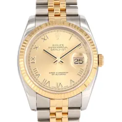 AUTHENTIC ROLEX DATEJUST 116233 SSXYG AUTOMATIC SERIAL INFO:D SERIAL  #270-00...