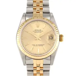 AUTHENTIC ROLEX DATEJUST 68273 SSXYG AUTOMATIC #N  #270-004-020-7770