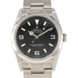 AUTHENTIC ROLEX EXPLORER 1 114270 SS AUTOMATIC #V  #230-000-023-3872