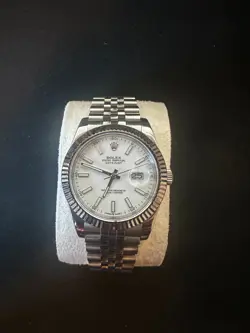 ROLEX DATEJUST 126300 SILVER JUBILEE BRACELET 41MM
