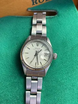 LADY ROLEX OYSTER PERPETUAL DATE REF 6919 CIRCA 1973