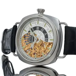 ROLEX Antique Marriage Watch 45mm Pocket Movement Handcrafted Men's Watch Good