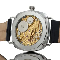 ROLEX Antique Marriage Watch 45mm Pocket Movement Handcrafted Men's Watch Good