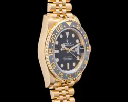 Rolex 126718GRNR GMT Master II 126718 18K Yellow Gold Jubilee Black Dial