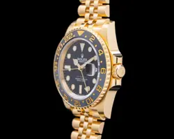 Rolex 126718GRNR GMT Master II 126718 18K Yellow Gold Jubilee Black Dial