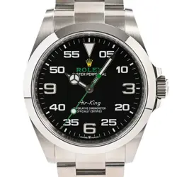 ROLEX AIR-KING MEN'S WATCH MODEL 126900 BLACK DIAL STAINLESS STEEL