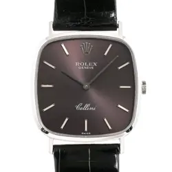 ROLEX CELLINI VINTAGE WRISTWATCH 4114/9 PURPLE MEN