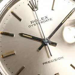 Rolex Oysterdate Vintage Wristwatch 6694 Silver Men's