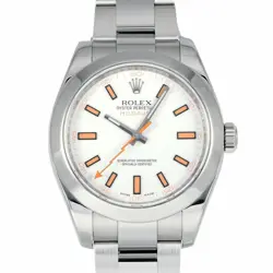 ROLEX MILGAUSS 116400 WHITE DIAL PRE-OWNED MEN'S WATCH