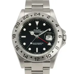 ROLEX EXPLORER II 16570 BLACK DIAL PRE-OWNED MEN'S WRISTWATCH