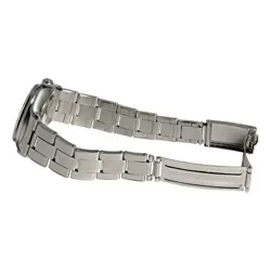 Rolex Oyster Perpetual 34 1002 Silver Bar Dial Unisex Watch Used