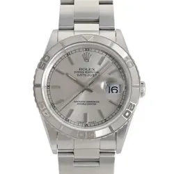 ROLEX DATEJUST 36 THUNDERBIRD 16264 SILVER BAR DIAL MEN'S WATCH PRE-OWNED