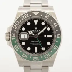 ROLEX GMT MASTER II 126720VTNR SS AT BLACK DIAL 2 EXTRA LINKS