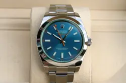 ROLEX 116400GV MILGAUSS WATCH BLUE DIAL Z-BLUE