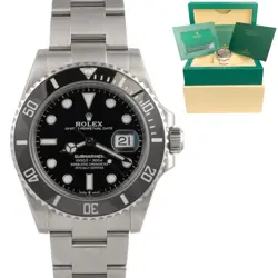 2022 ROLEX SUBMARINER BLACK STAINLESS STEEL 41MM WATCH 126610LN BOX & PAPERS