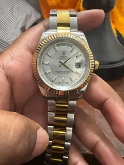 SILVER AND GOLD MEN’S ROLEX PRESIDENTIAL 36MM