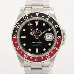 ROLEX GMT MASTER II 16710 SS AT BLACK DIAL