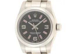 ROLEX OYSTER PERPETUAL 176200 BLACK 369 #180