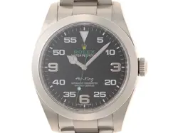 ROLEX 2019 GUARANTEE AIR KING 116900 BLACK AUTOMATIC 100M WATERPROOF #031