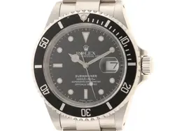 ROLEX SUBMARINER 16610 BLACK AUTOMATIC #018