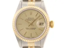 ROLEX DATE JUST 69173 K18YG/ CHAMPAGNE AUTOMATIC #137
