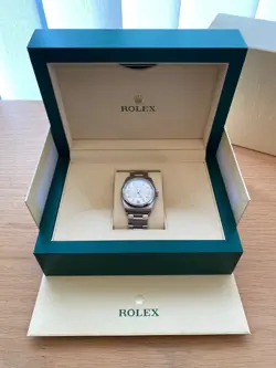 ROLEX AIR KING SILVER DIAL 114200 (2011)