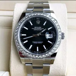 ROLEX DATEJUST DIAMOND BEZEL 41MM