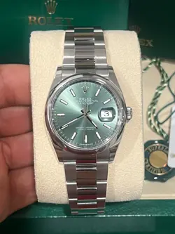 GREEN DIAL STAINLESS