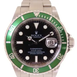 ROLEX SUBMARINAR DATE 16610LV AUTOMATIC WATCH STAINLESS STEEL