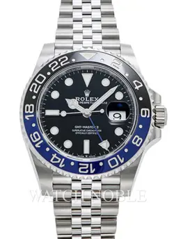 ROLEX GMT MASTER II BATGIRL STAINLESS STEEL ON OYSTER BAND 40MM 126710BLNR